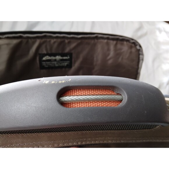 Eddie Bauer Laptop Messenger Bag Adjustable Shoulder Strap Zip Pockets Brown - Picture 11 of 11